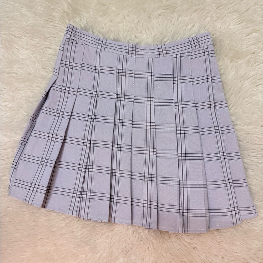 Princess Polly Blue Plaid Mini Skirt